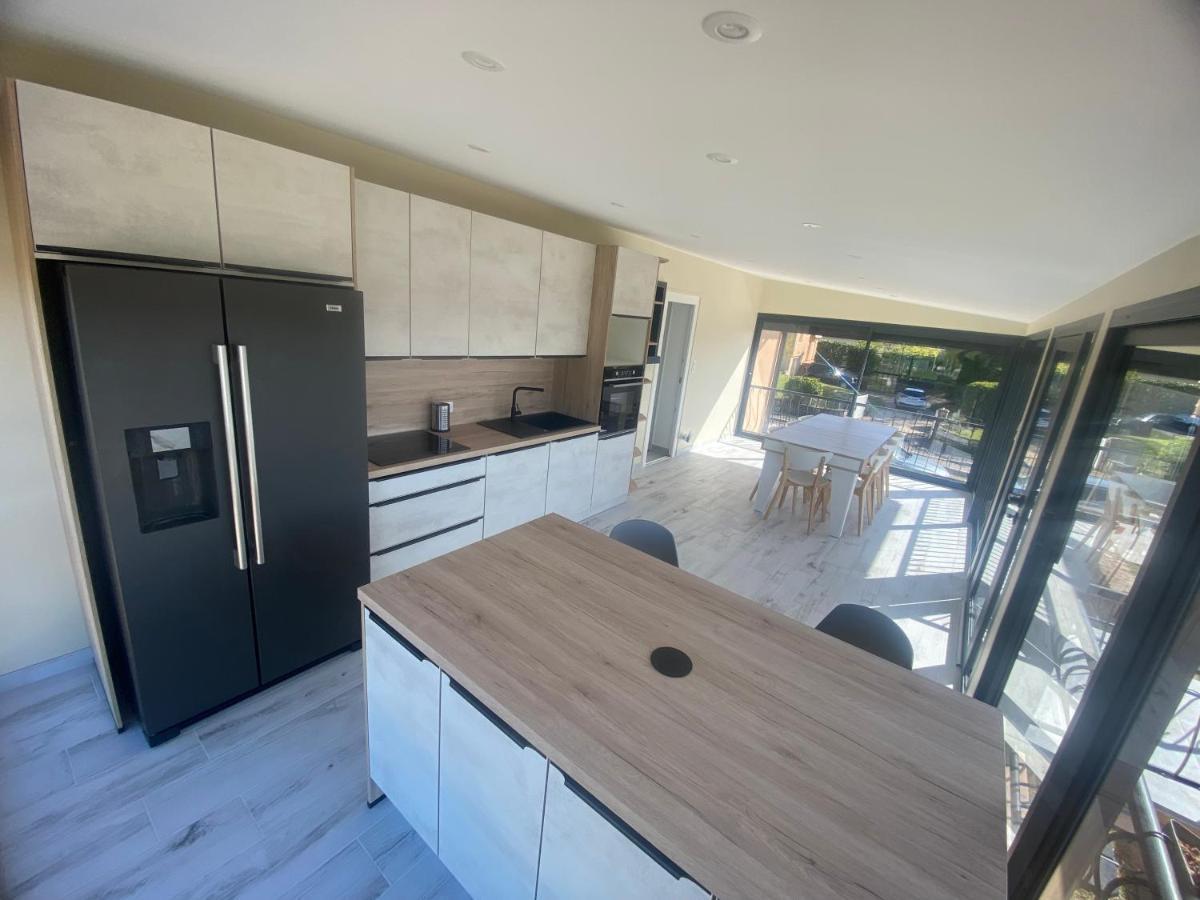 Chambre Dans Logement Partage Chez L Habitant Avec Piscine De 1 A 3 Chambres Grieges Zewnętrze zdjęcie