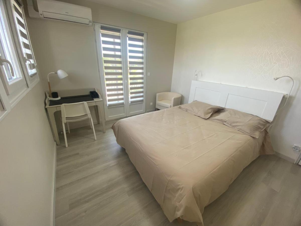 Chambre Dans Logement Partage Chez L Habitant Avec Piscine De 1 A 3 Chambres Grieges Zewnętrze zdjęcie