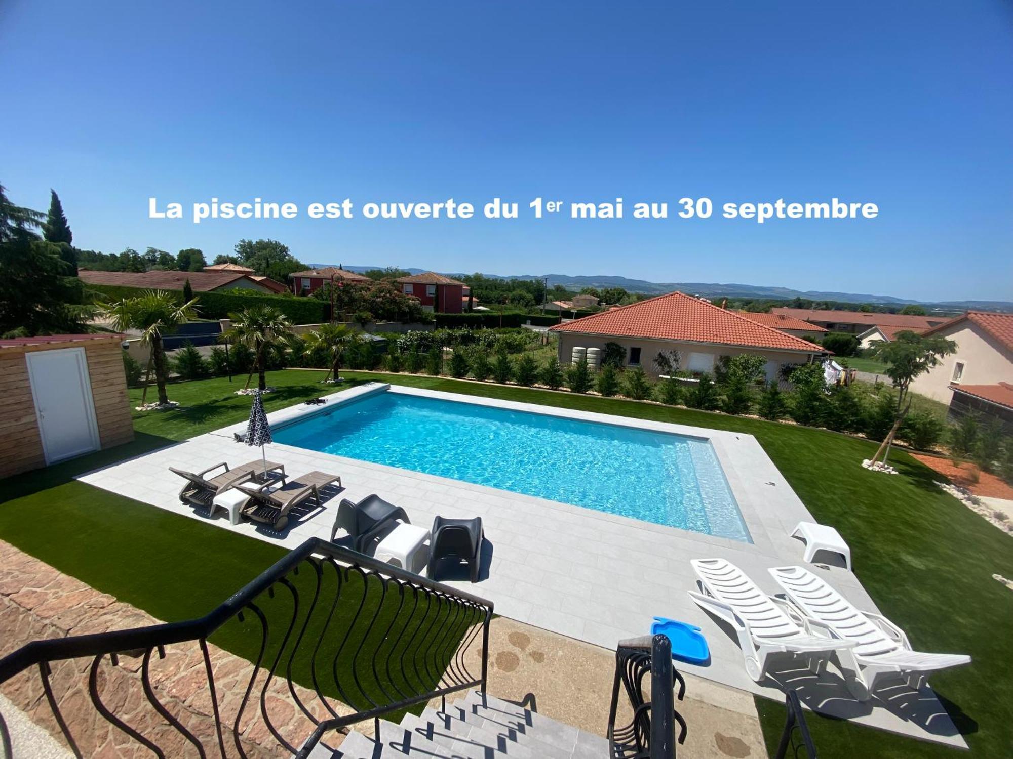 Chambre Dans Logement Partage Chez L Habitant Avec Piscine De 1 A 3 Chambres Grieges Zewnętrze zdjęcie